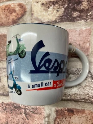 NOSTALGIC ART Vespa Mug, featuring classic scooter models chart, ideal gift for Vespa lovers