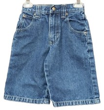 Kids Denim Knee Length Shorts Size 7 Slim