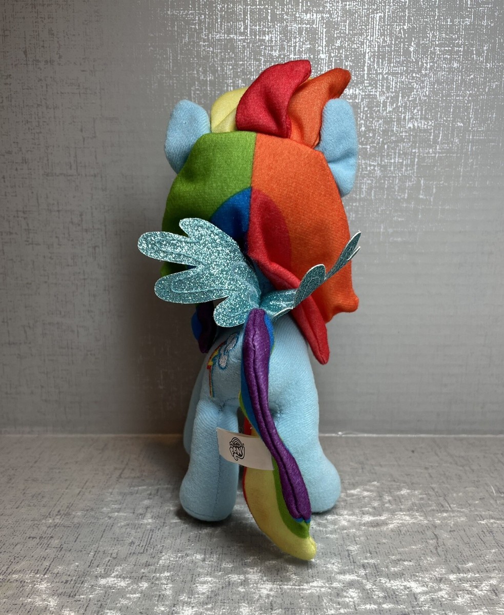 My Little Pony Rainbow Dash 2018 Stuffed Animal Plush Toy Factory Glitter  Wings