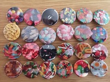 Pack Lot Badge Pin Button Broche Vintage Symbole Bonbon Sugar Sucrerie *24