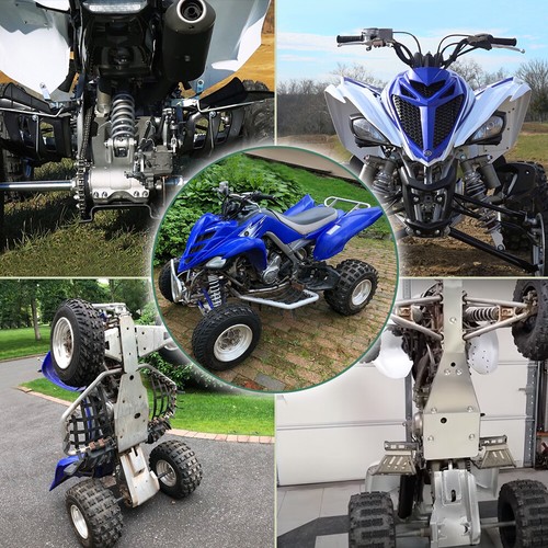 Full Chassis Glide & Swing Arm Skid Plate Gaurd Combo for Yamaha Raptor