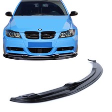 Frontspoiler passend für BMW 3er E90 E91 05-08, Schwarz Glänzend, ABS