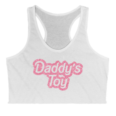 Women's Yes Daddy Crop Top - Short Sleeve Cotton T-Shirt For Girls, Super Soft & Comfy