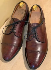 Allen Edmonds Sanford Merlot Cap Toe Oxford Sheos 11 D