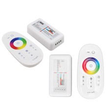 RGB LED Strip Light Remote Controller 2.4GHz RF Wireless Touch Screen DC12/24V