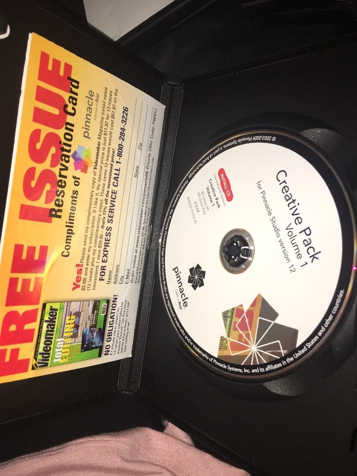 Avid Pinnacle Studio Creative Pack Volume 1 Version 12 Templates And More - Image 2 of 3