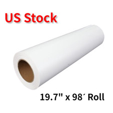 White Color Eco-Solvent Printable Heat Transfer Vinyl For Dark T-shirt Fabric