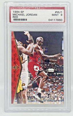MICHAEL JORDAN 1994 Upper Deck SP RED #MJ1 - MINT PSA 9 - Low POP