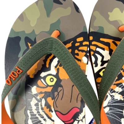 POLO RALPH LAUREN Mens Whitlebury II Tiger Sandals Camo  display picture 1