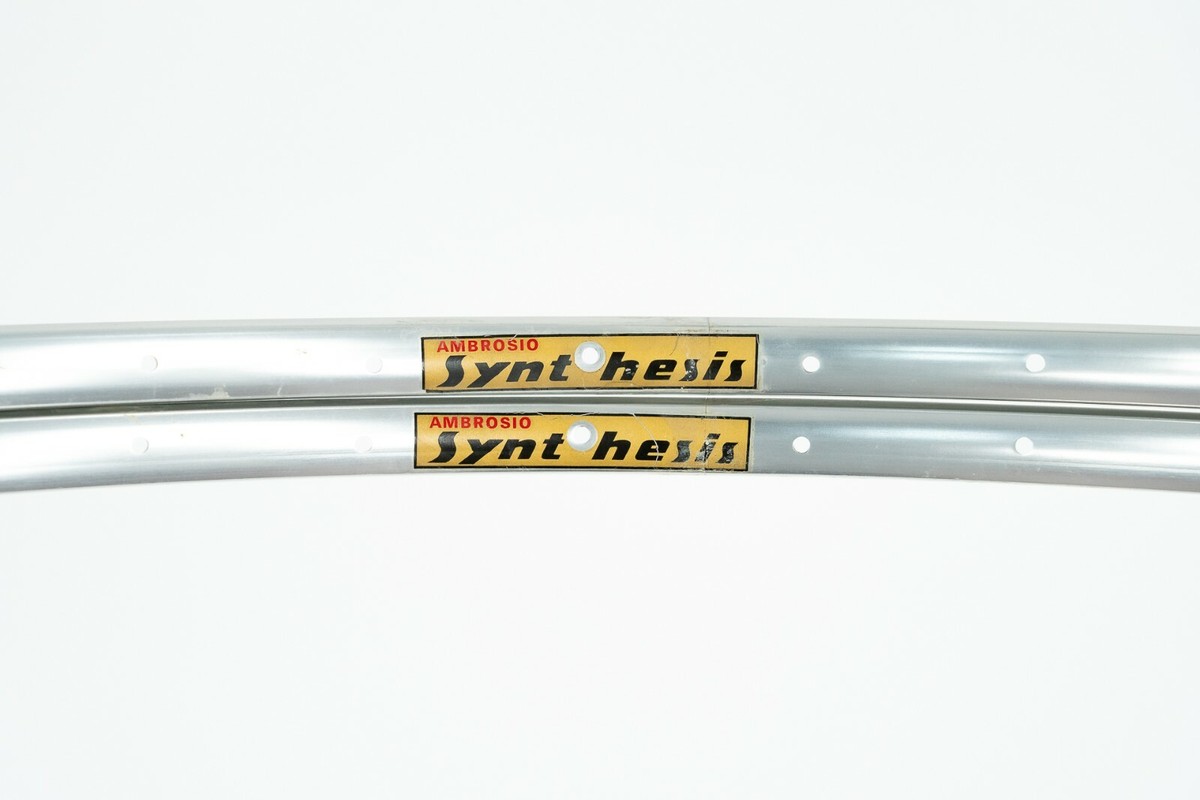 ホイールSYNTHESIS AMBROSIO DUREX700c HB-7700 NOS PAIR AMBROSIO SYNTHESIS TUBULAR RIMS 28
