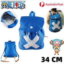 ONE PIECE CHOPPER Backpack Rucksack School Shoulder Bag Canvas Travel Camping AU