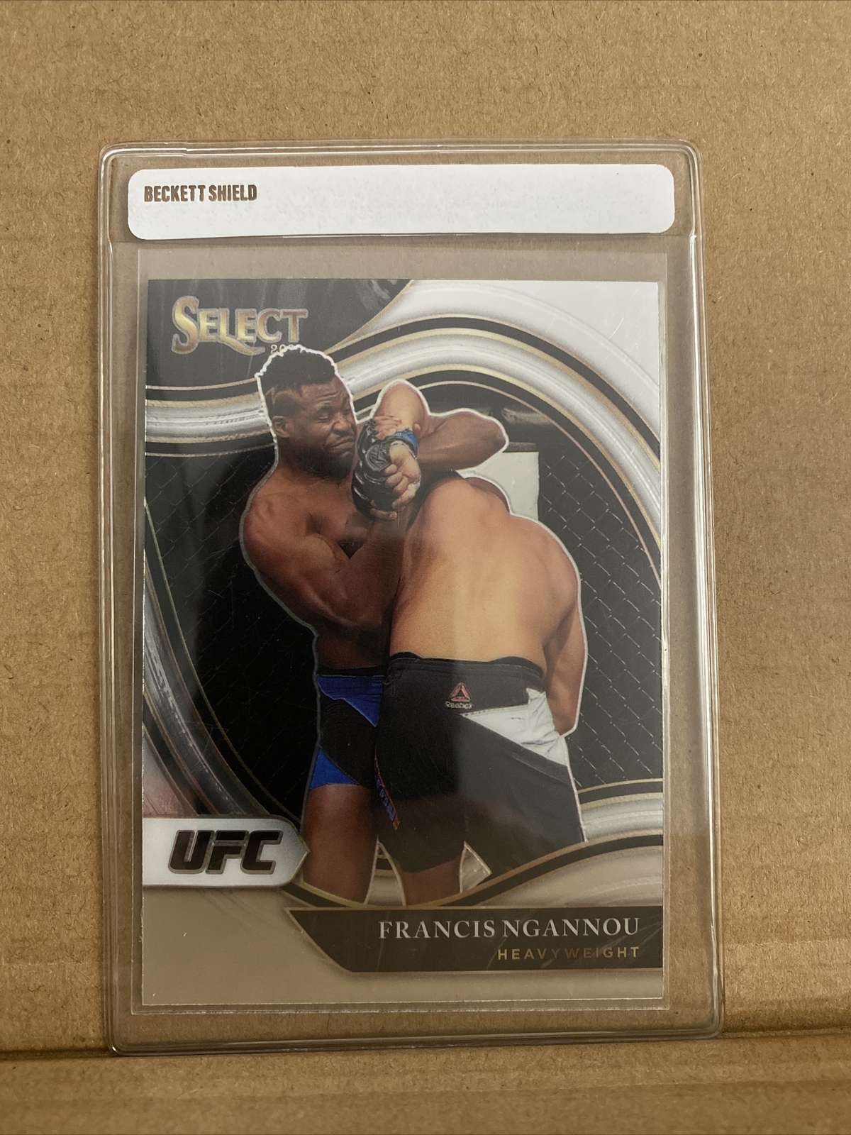 2021 Panini Select UFC Francis Ngannou Base Octagonside #299 Heavyweight