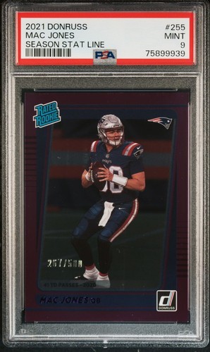Mac Jones Autographed 2021 Donruss Gridiron Kings Rookie Card #Rgk-Mjo New England Patriots Auto Grade Gem Mint 10 Beckett Beckett C P15509766 Mac Jones Autographed 2021 Donruss Gridiron Kings Rookie Card #Rgk-Mjo New England Patriots Auto Grade Gem Mint 10 Beckett Beckett C P15509766