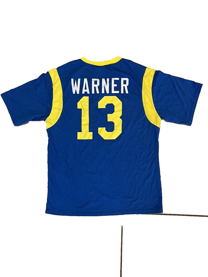 Kurt Warner St. Louis Rams NFL Men's XL T-Shirt Jersey St. Louis Cardinals SGA - Image 3 of 4