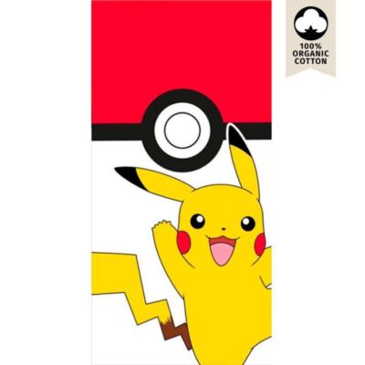 Pokemon Pikachu Pokeball Handtuch Strandtuch 70 x 140 cm