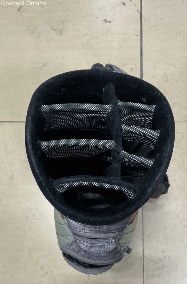 Bolsa de carro de golf Acuity Golf Hiper divisor de 8 vías (rojo/gris) Foto 2 de 4