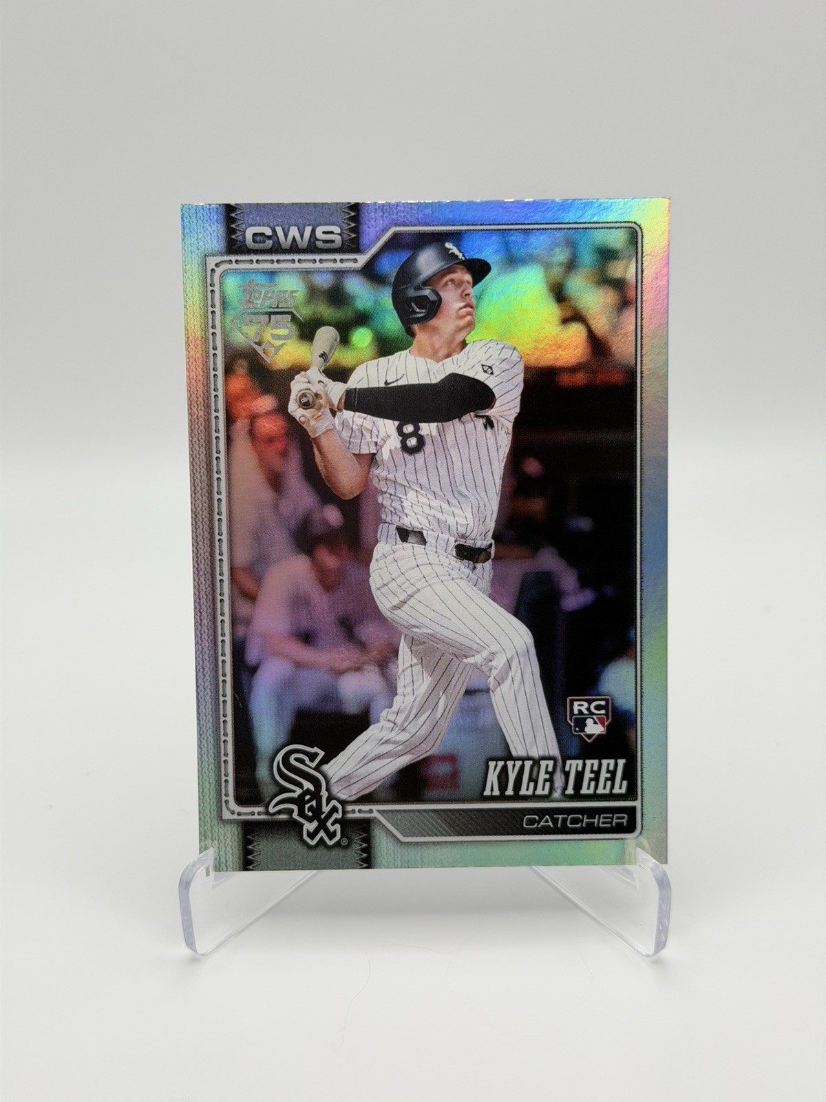 2026 Topps Series 1 - Rainbow Foil Kyle Teel Rookie RC #201 White Sox