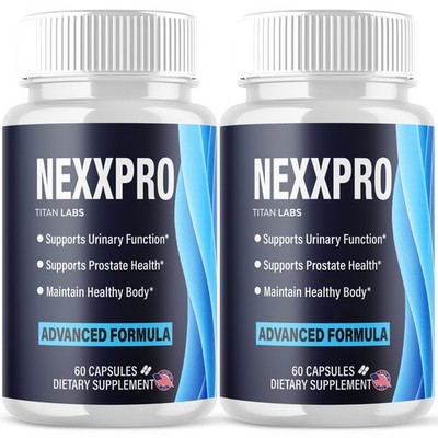 (2 Pack) NexxPro Advanced Male Health Support Supplement Nexx Pro 120 Capsules