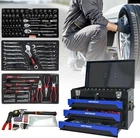 439 Piece Tool Set Mechanics Hand Tool Kit Sockets Wrenches W/ Storage Tool Box