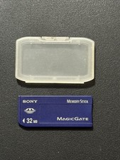 Sony 32mb Magic Gate Memory Stick Card Blue