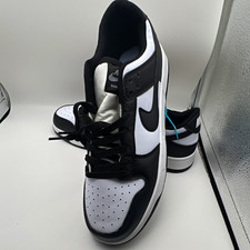 Nike Dunk Low Black/White/Gray Colorblock Lace-Up Low Top Sneaker Rubber