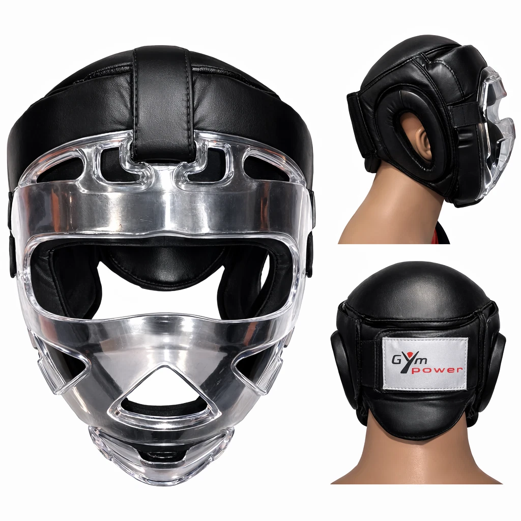 HERCHR Casco Protettivo Per Bambini Boxe E Kickboxing - Graffiti, Taglia Unica 8+ Anni, Morbido PU Ed EVA, Colore Bianco