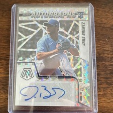 2022 Panini Mosaic - Jake Brentz #RAM-BR Rookie Autograph Prizm