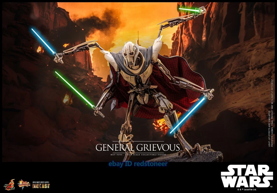 HOTTOYS General Grievous Star Wars 1/6 Action Figure Model Collection 12'' - Image 3 of 4