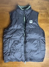 New Abercrombie Kids black quilted puffer vest 15/16