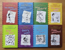 Jeff Kinney Gregs Tagebuch Sammlung 1-8 (Gebunden), sehr guter Zustand