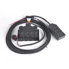 200PSI Pneumatic Air Suspension System Control Solenoid Manifold Valve w/ Handle