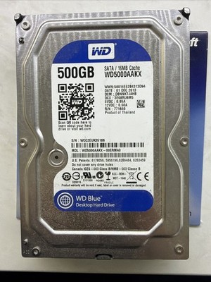 Western Digital BLUE WD5000AAKX 500GB 7200RPM 6Gb/s 3.5'' SATA Hard Drive