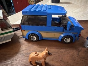 LEGO CITY: Van & Caravan (60117) 100% Complete With Instructions No Box