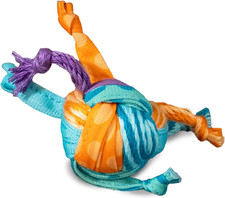 Catnip Tons of Tails   Interactive Catnip Dental Chew Toy for Cats with Rope, Ri
