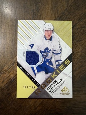 2016-17 SP Game Used - Authentic Rookies Auston Matthews #101 Gold Material /399