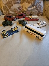  VINTAGE DINKY TOYS 250 STROMLINIENFÖRMIGE FEUERWEHR ARMEE KUTSCHE KONVOLUT ERSATZTEILE REPARATUR 