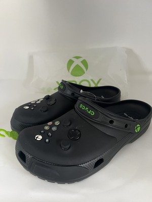 XBox Crocs Men's Size 12 New In XBox PKG.