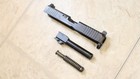 Glock OEM 19 19X 45 49 Complete Slide, USED Trijicon Night Sights Stripped Screw — photo 5