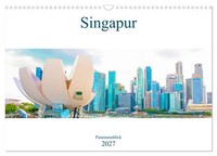 "Calendar 2027 · US Version · Singapore - Panoramic View (Wall Calendar 2027 17\""
