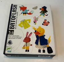 Djeco Batoflash Bataflash Petit Bateau Collaboration Card Game of Snap & Speed