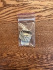 Vintage 1990s Longaberger Picnic Basket w/Handles Up Pewter Magnet 1.5” X 1.5” — photo 1