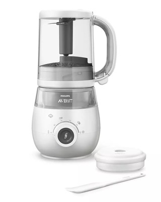 Babynahrungszubereiter Dampfgarer Mixer 4-in-1 Philips Avent Gesundes Dampfgaren
