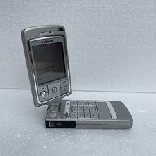 Nokia 6260 telefono cellulare vintage flip argento raro da collezione (2004)