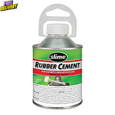 Rubber Cement Tire Repair Glue Brush Applicator Use With Plug_ 8 Oz
