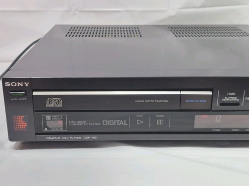 Vintage 1985 Sony CDP-102 CD-Player, getestet & funktioniert, seltener Artikel  - Bild 2 von 24