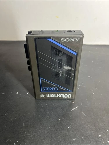 Rare Sony Walkman Wm-11d Stereo Cassette Player Turns On Parts or Repair