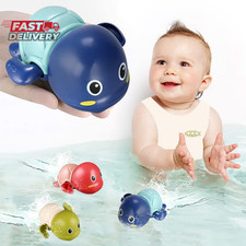 TOHIBEE Bath Toys, 3 Pack Cute Swimming Turtle Bath Toy for Toddlers 1-3, New Bo