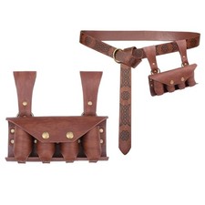 Role Play Waist Belt and Potion Containers for Medieval and Renaissances Outfit