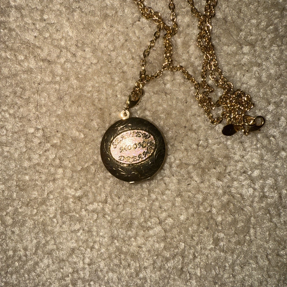 Kirks Folly Seaview Moondream Necklace-Locket  Aurora B Golden Expect Miracles - Image 4 of 4