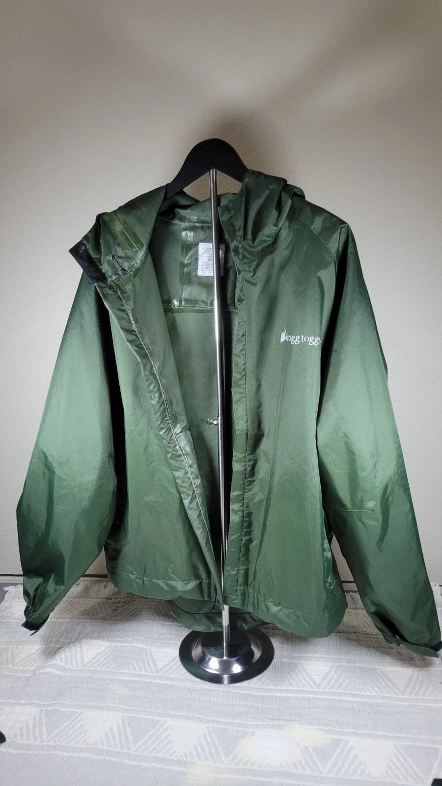 Frogg Toggs StormWatch Rain Jacket Men’s XL Green Waterproof Hooded
Opens in a new window or tab